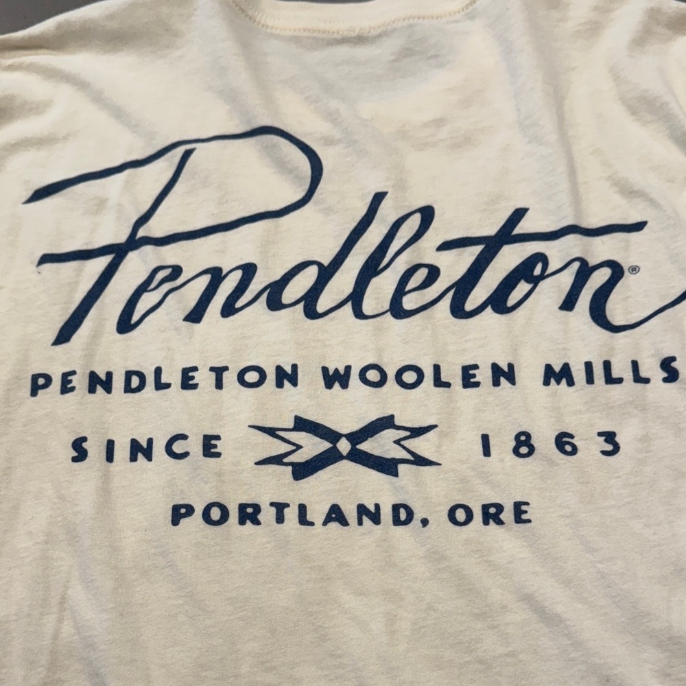 Pendleton Cream Short Sleeve Tee - Picture 5 of 5